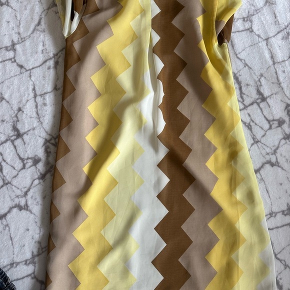 dress the population dress S Zigzag Lace-Up Coverup, 70s Style , Disco, Sequins - Picture 7 of 9